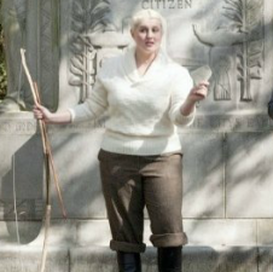 Seattle Actress Tracy Cahill in Love's Labours Lost in Volunteer Park